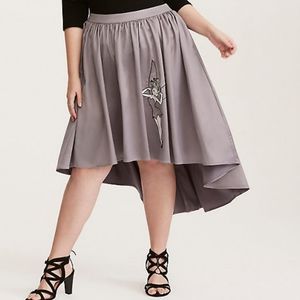 Disney Plus Size High-Low Tinkerbell Skirt